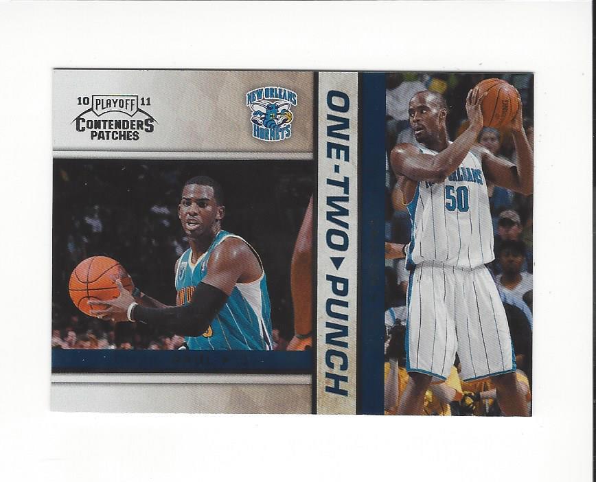 2010-11 Playoff Contenders Patches One-Two Punch #21 Chris Paul Emeka Okafor