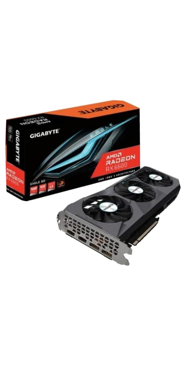 GIGABYTE Radeon RX 6600 EAGLE 8GB GDDR6 Graphics Card | eBay GIGABYTE Radeon RX 6600 EAGLE 8GB GDDR6 Graphics Card | eBay