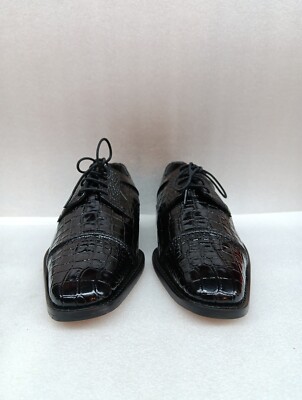 Stacy Adams Black Men\'s Bicycle Toe Oxfords Business Leather Lace Up Shoes SZ 9. Stacy Adams Men main image 3
