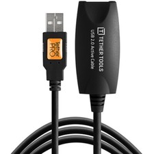 Tether Tools TetherPro USB 2.0 Active Extension Cable 16', Black