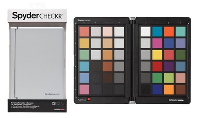 Datacolor SCK100 SpyderCHECKR 48 Color Chart - Camera Colour Correction ...