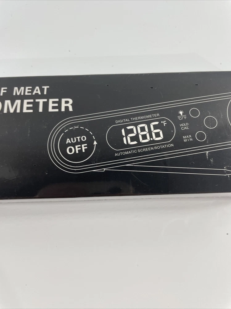 Meat Thermometer for Grilling and Cooking, Instant Read, Waterproof. New
