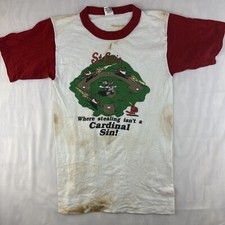 VTG Baseball T Shirt Size S St.Louis Cardinals 70s Single Stitch