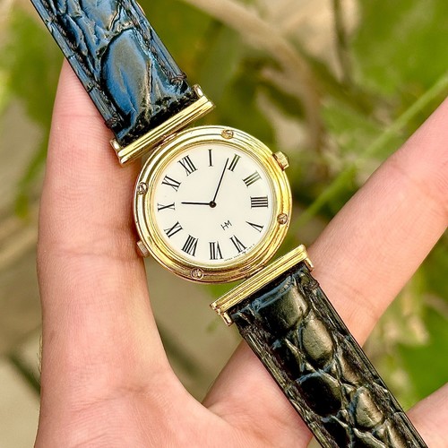 Vintage Seiko Hanae Mori Reverso Duo Face Quartz Men's Watch 2N20-0070 - Picture 2 of 8