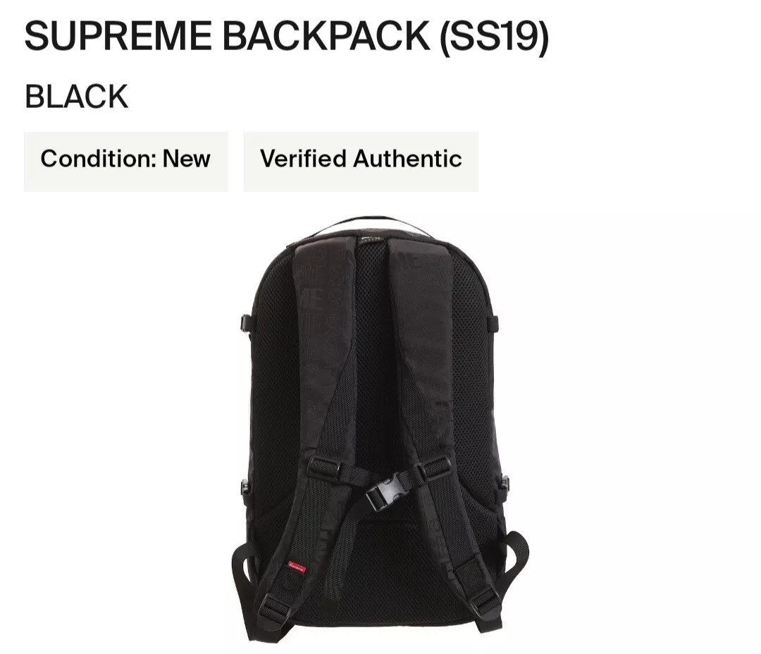 Supreme Black Backpack Backpacks, Bags & Briefcases for Men for