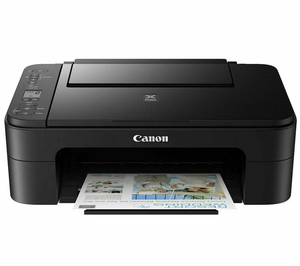 Canon Pixma TS3350 / TS3450 All-In-One Wireless Inkjet Printer - Black Copy  Scan