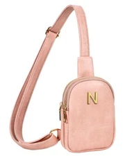 Initial Cross Body Fanny Pack for 6 7 8 9 10 11 12 13 14 15 16 Teen Girls Cut...