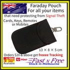 <!--F#f_0-->Car Key Signal Blocker Case Faraday Cage Fob Pouch Keyless RFID Blocking Bag<!--F/-->