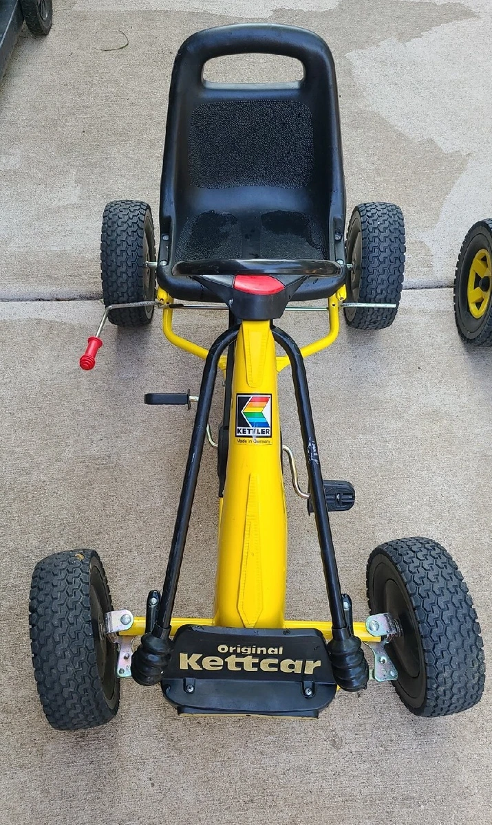 Original Black & Yellow Kettler Kettcar X-treme Pedal Race Car