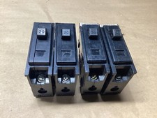 LOT OF 4 Westinghouse BA1020B Circuit Breaker 20 Amp 1 Pole Type BA 116F200 CO
