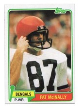 1981 Topps Football Card #383 PAT MCINALLY