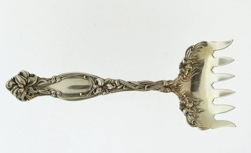 Simpson Hall Miller International Silver Frontenac Sterling Sardine Serving Fork