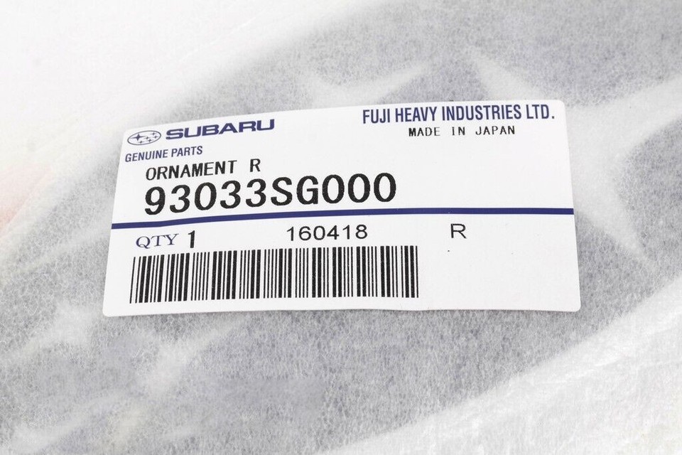 OEM 2014-2018 Subaru Forester Rear Lift Gate Tailgate Star Emblem NEW ...