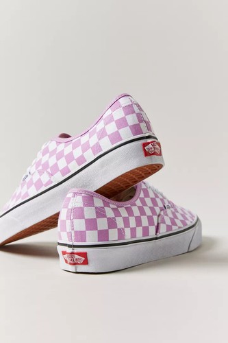 VANS Sneaker CHECKERBOARD Authentic Low Canvas PURPLE Men 7.5 8.5 Women 9 10 NIB - Picture 2 of 4