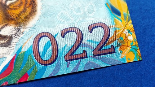 Goznak - 022 Tiger Type D (Winter) - Very Rare - 2022 Specimen Test Note Unc - Picture 10 of 14