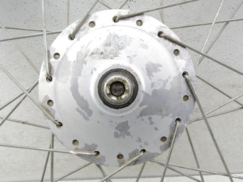 Front Wheel Brake Drum Hub Plate Axle Rim 1979 Honda XL100 Vintage Enduro 124 - Picture 2 of 9