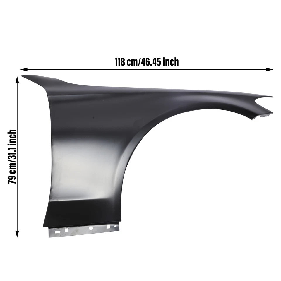 Fender Front Right Side For 2015-2022 Mercedes Benz C300 2017-2023 C43 AMG - Image 3 of 4