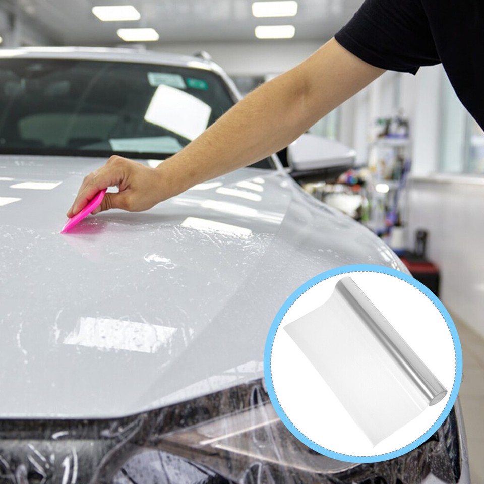 Car Crash Wrap Clear Vinyl Paint Protection Cover Scratch Prevention