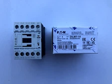Eaton DILM7-10 7 AMP contactor - 24 volt DC coil - 1 N.O. base contact