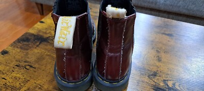 Dr Martens 2976 Vegan Chelsea Boot AW004 Cherry Red US Men display picture 3