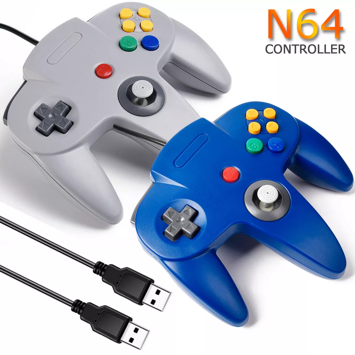  3rd Party Classic Retro N64 Bit USB Wired Controller