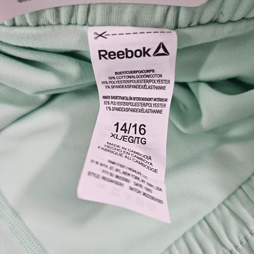 Reebok Girls Active Velocity Skort (Skirt w/Compression Shorts) – Green – LG/XL - Picture 23 of 25