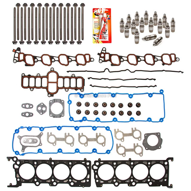 Juego de juntas de cabeza de elevadores de pernos para Ford F150 F250 1999 Lincoln Navigator 5,4 SOHC Foto 4 de 4