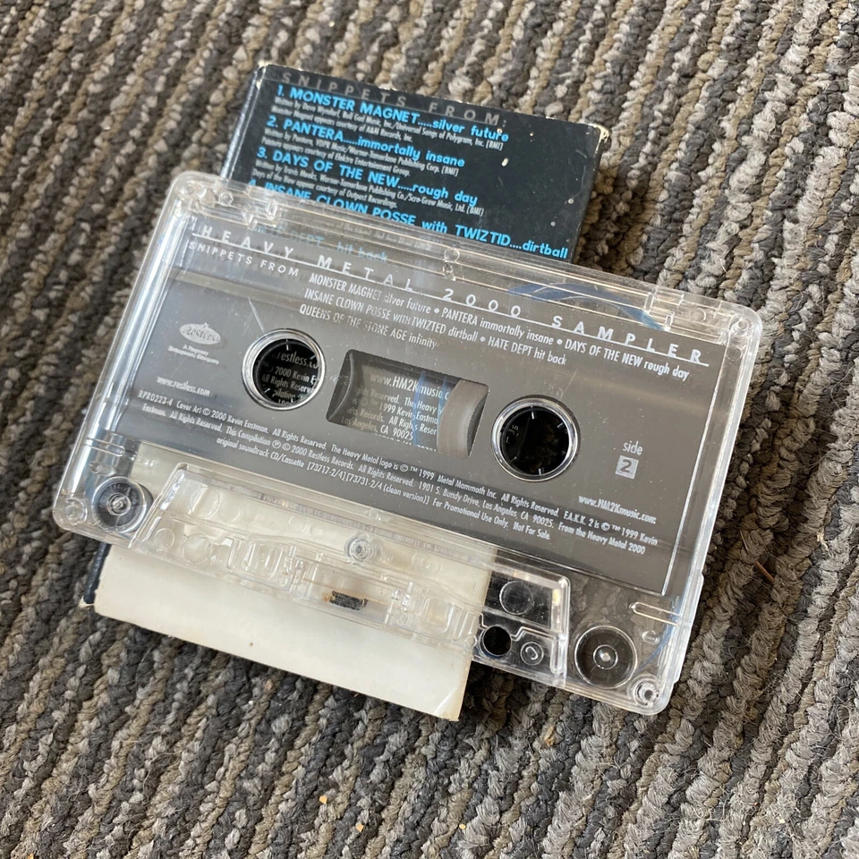 Heavy Metal 2000 Sampler Cassette Insane Clown Posse, Pantera, Monster Magnet + - Image 4 of 4