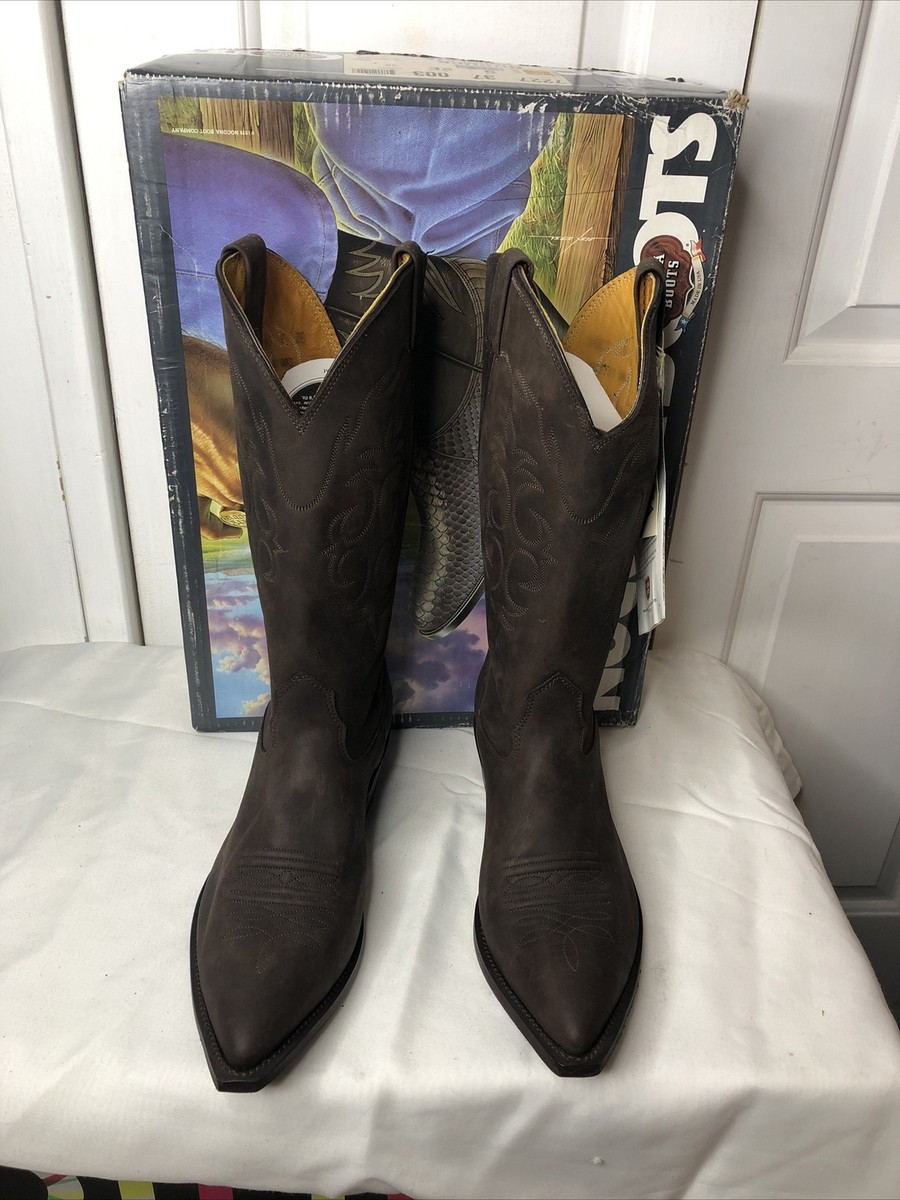 Nocona Boots Leather Size 9 Nubuck Chocolate Men main image 3