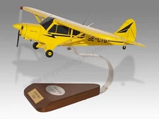 Piper PA-18-150 Super Cub Desk Wood Airplane New Model Large Scale 1/24