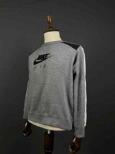 Men Nike Air Grey Crew Neck Jumper Sweatshirt Size S