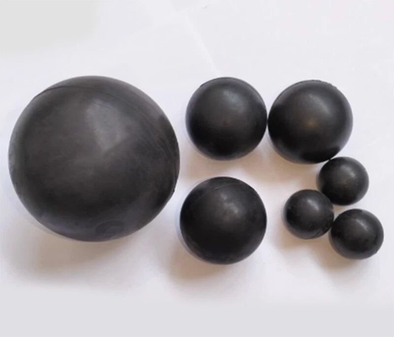 Schwarze runde Vollgummiball Hüpfbälle Trainingsball Durchmesser 2 mm - 75 mm - Bild 4 von 4