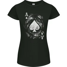 The Ace of Spades Womens Petite Cut T-Shirt