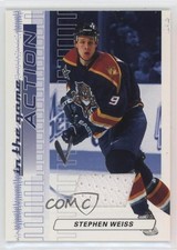 2003-04 ITG Action Game-Used Jerseys Sapphire /300 Stephen Weiss #M-119 8sr