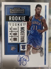 2020-21 Panini Contenders THEO MALEDON Rookie Ticket ON CARD Auto Variation