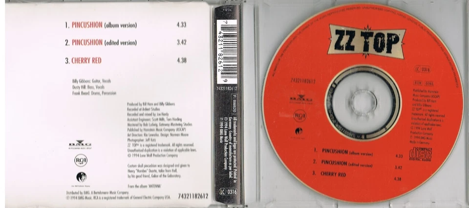 MCD - ZZ TOP - PINCUSHION - german Press - Bild 2 von 2