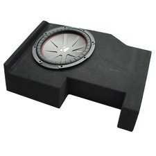 Kicker 43CWR104 10" Subwoofer Fits 14-18 Chevy Silverado Crew Cab Single Sub Box