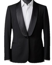 Zara NWT Woman Tuxedo Black Blazer with Satin Lapel Size S Ref: 9320/597