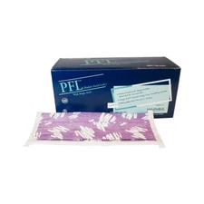 Alpha Protech 608PD PFL Headband Face Masks Purple Designer 50/Bx