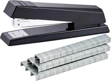 Office Stapler, No-Jam Premium for Desktop, Includes 1,250 Staples, Full-Strip, 