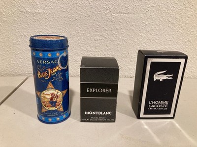 Blue Jeans by Versus Gianni Versace + Mont Blanc + L'Homme Lacoste Perfume