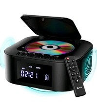 KLIM Boombox E1 - CD Player Portable Audio System, xtra BASS Subwoofer,FM,Remote