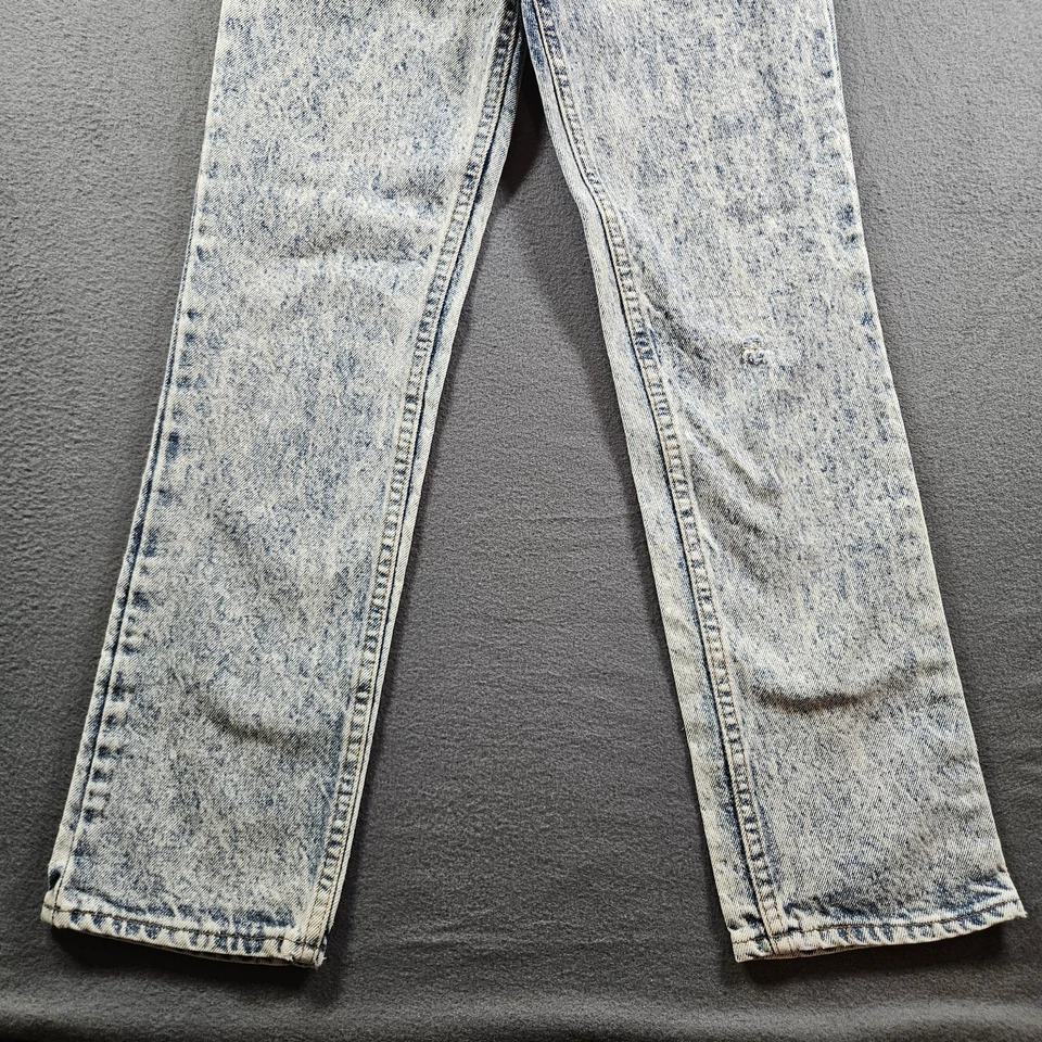 Jeans Levi's Orange Tab vintage años 80 90 talla 14 (23x26) ajustados lavado ácido tiro alto Foto 3 de 4