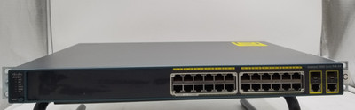 CISCO Catalyst 2960 Series Poe-24 WS-C2960-24PC-L Rackmount Network Switch