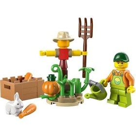 LEGO City Farm Garden and Scarecrow Polybag Set (30590) - Ages 5+
