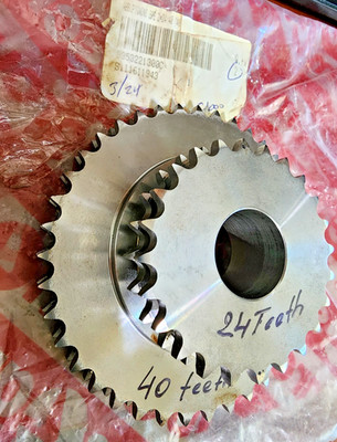 SCM SPE Z=24/40 C40 Teeth Pinion Ricambi Spare Parts 1-1/16 Bore