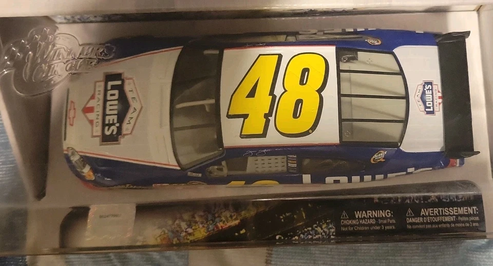 Jimmie Johnson #48 Impala SS 2010 Lowe's Kobalt Nuevo de Lote Antiguo 1/24 NASCAR Foto 4 de 4