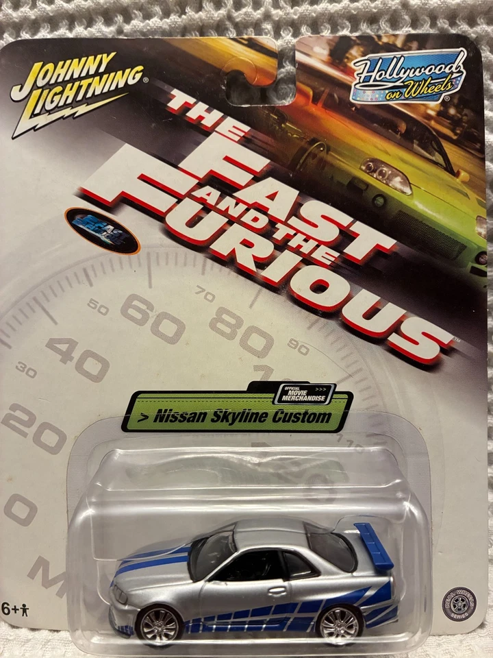 Nissan Skyline 2004 Johnny Lightning Rápido y Furioso personalizado 1/64 Foto 4 de 4
