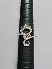 925 Sterlingsilber & goldfarben Aristocat Kat...