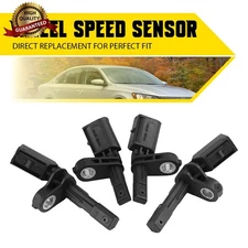 Set 4 ABS Wheel Speed Sensor Front / Rear - Left & Right For Audi & Volkswagen